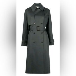NEW NWT Bonpoint Mayfair Dark Green Trench Coat Size 34